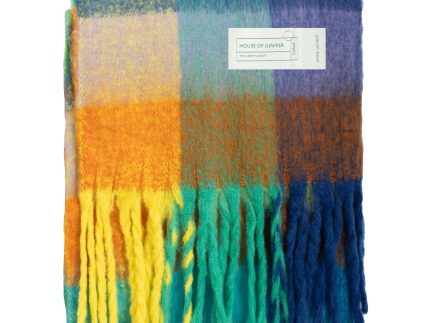Blanket Scarf Multi Check