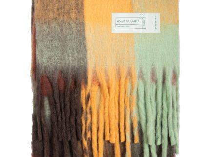 Blanket Scarf Spice Check