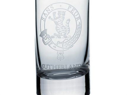 Collins Crystal Clan Shot Glass Sutherland