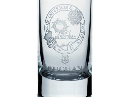Collins Crystal Clan Shot Glass Buchan