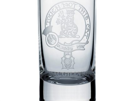 Collins Crystal Clan Shot Glass Macgillivray