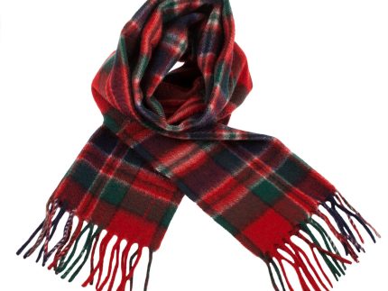 Cashmere Scottish Tartan Clan Scarf  Macfarlane Clan