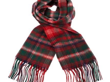 Cashmere Scottish Tartan Clan Scarf  Macdougall