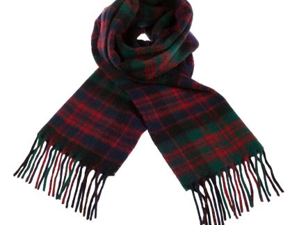 Cashmere Scottish Tartan Clan Scarf  Macdonald Clan