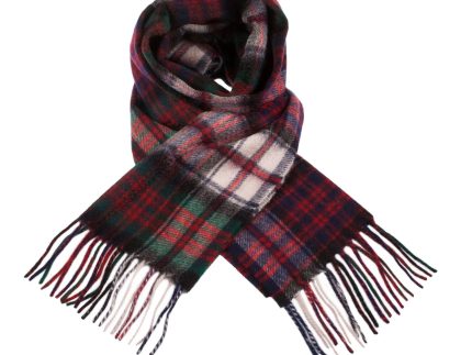 Cashmere Scottish Tartan Clan Scarf  Macdonald Dress