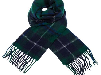 Cashmere Scottish Tartan Clan Scarf  Douglas