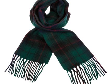 Cashmere Scottish Tartan Clan Scarf Davidson