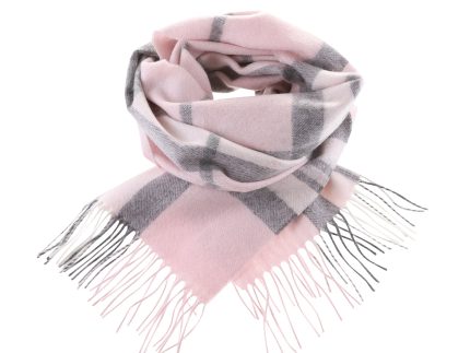 Edinburgh 100% Cashmere Wide Scarf  Thomson Pink
