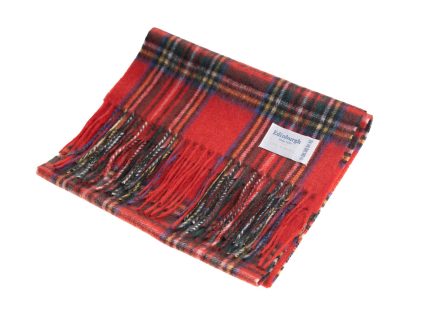Edinburgh 100% Lambswool Scarf  Stewart Royal