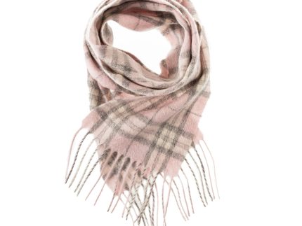 Edinburgh Cashmere Mini Scarf  Thomson Pale Pink