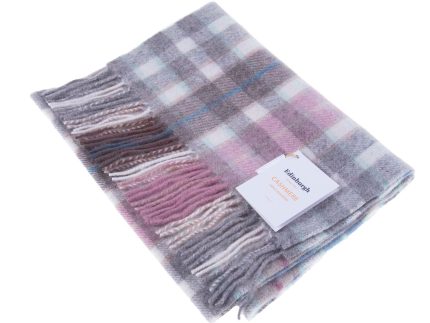 Edinburgh Cashmere Scarf Buchanan Mix Grey