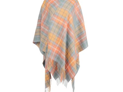 Edinburgh Lambswool Long Tartan Cape - Buchanan Antique