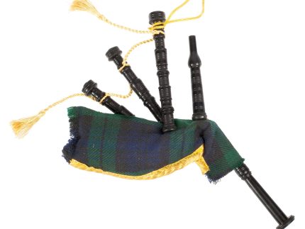 Hanging Decoration Scottish Bagpipes Black Watch