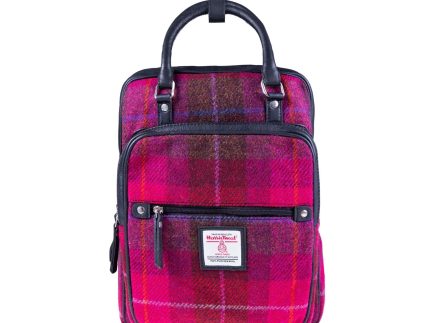 Ht Leather Large Backpack Lovat Check / Black