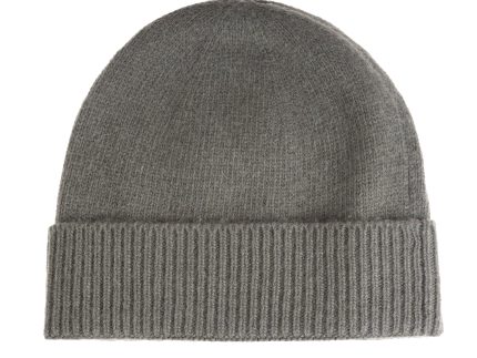 Ladies Plain Lambswool Mix Beanie Olive