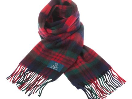 Lambswool Scottish Tartan Clan Scarf  Macduff