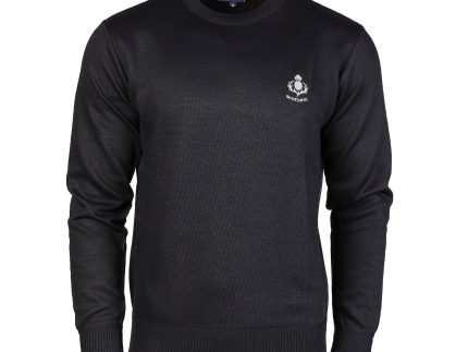Men's Ballantrae Thistle Jumper  Navy