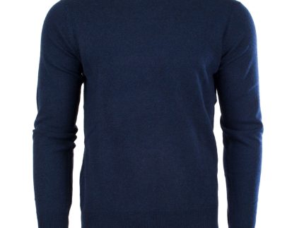 Men's Dunedin Cashmere 100% Cashmere Crew Neck Sweater Cosmos
