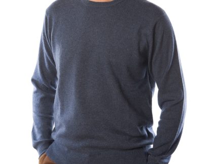 Men's Dunedin Cashmere 100% Cashmere Cr Denim