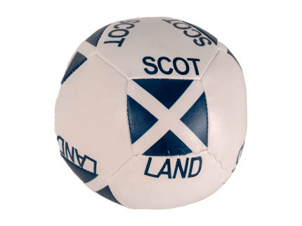 Mini Scotland Football Stress Ball – Soft PVC Souvenir with Saltire Design