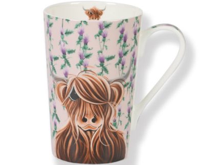 Miss Thistle Conical China Mug