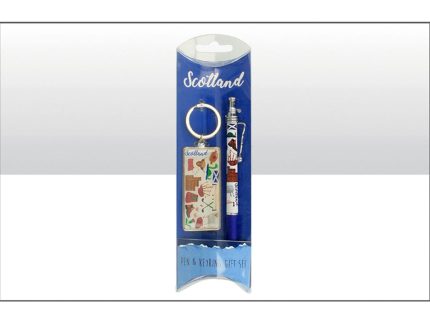 Scotland Icons Keyring And Pen Set