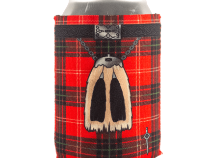 Sunny Scotland Can Cooler – Neoprene Sleeve with Instakilt Design