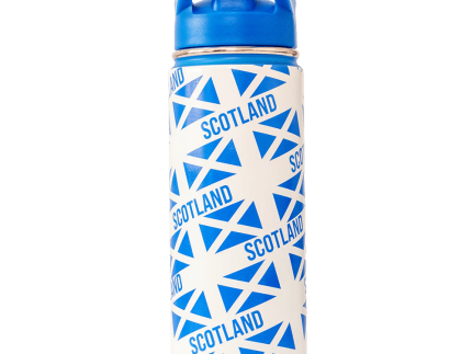 Saltire Scotland Water Bottle – 600 ml Stainless Steel with Scottish Flag
