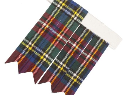 Traditional Polyviscose Tartan Flashes Stewart Royal