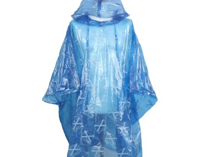Unisex Scotland Flag Showerproof Rain Poncho